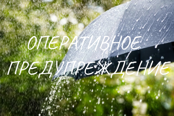 оперативное предупреждение.