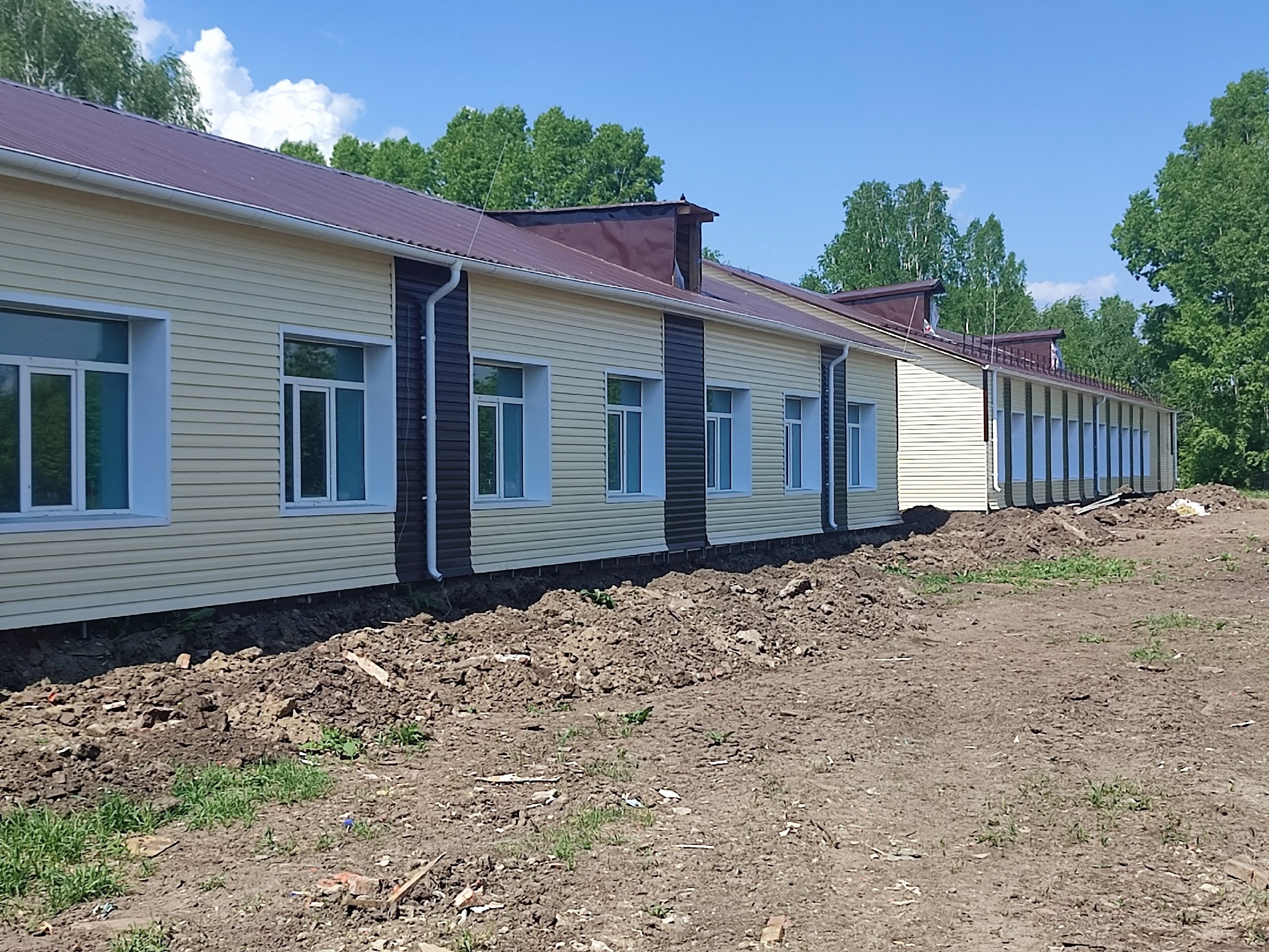 Капитальный ремонт Пудовской школы.